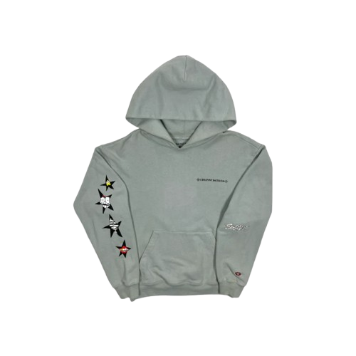 Grey-Chrome-Hearts-Hoodie