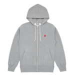 PLAY SMALL EMBLEM ZIP HOODIE